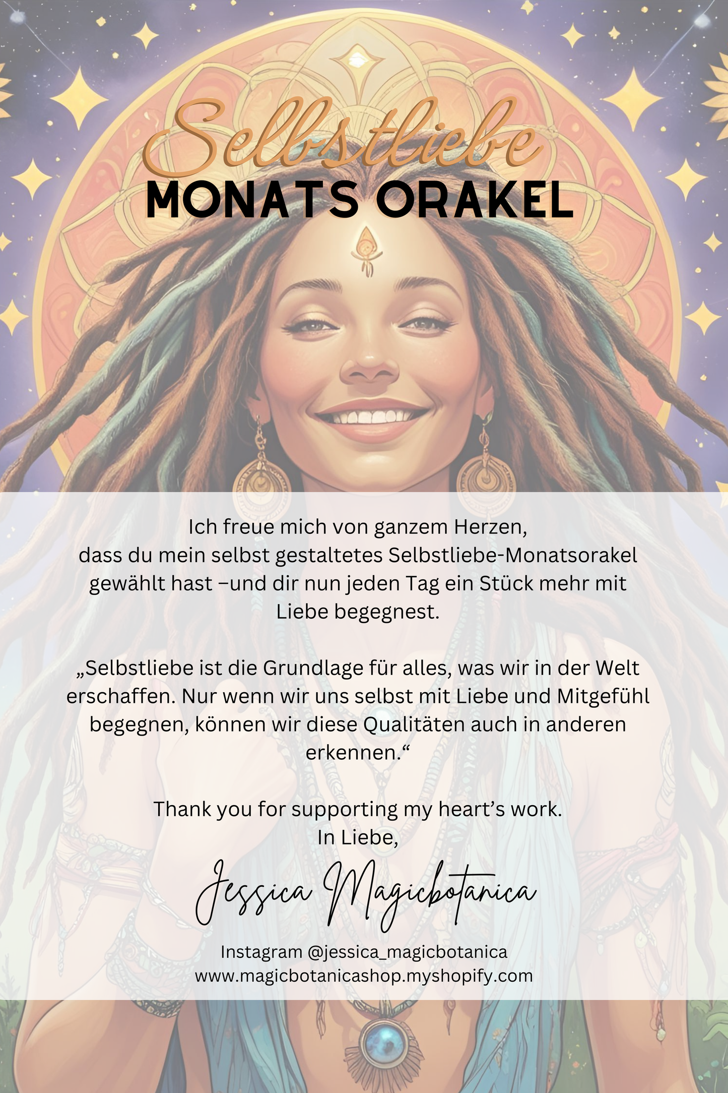 Selbstliebe Monatsorakel – 32 Karten für dein Herz im Alltag