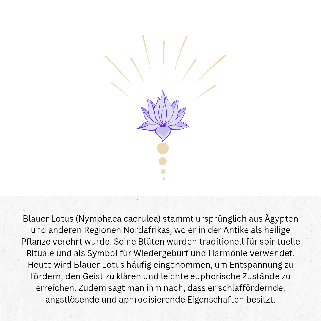 Blauer LotusBlüten Blätter 10g oder 20g getrocknet