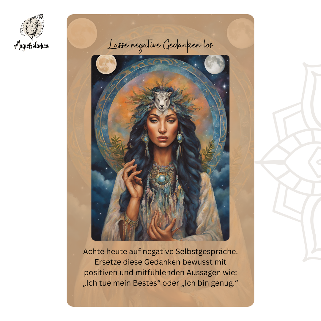Selbstliebe Monatsorakel – 32 Karten für dein Herz im Alltag