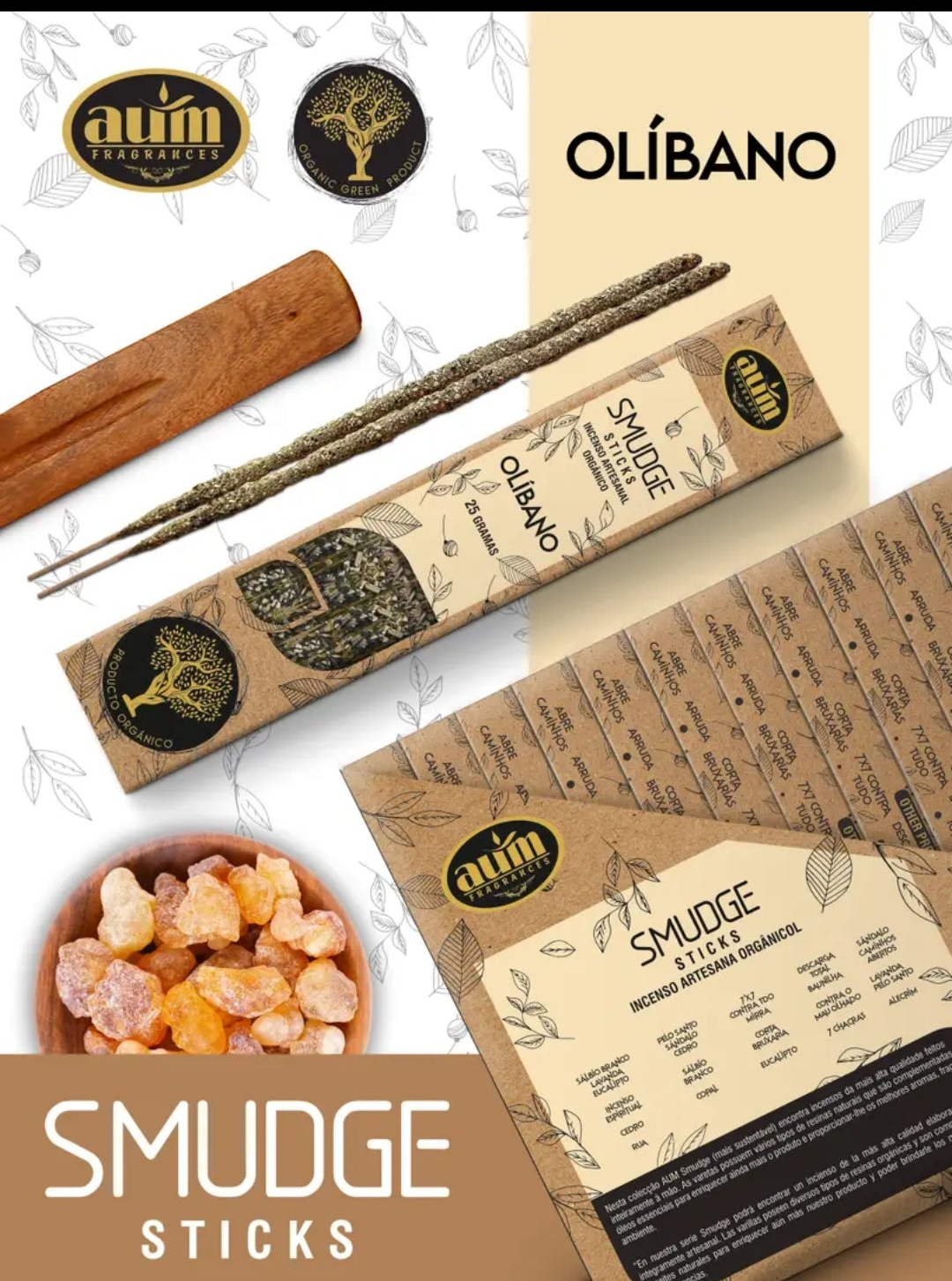 Aum Organic Räucherstäbchen Incense sticks
