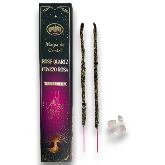 Aum Fragences natürliche Räucherstäbchen mit Edelsteinen