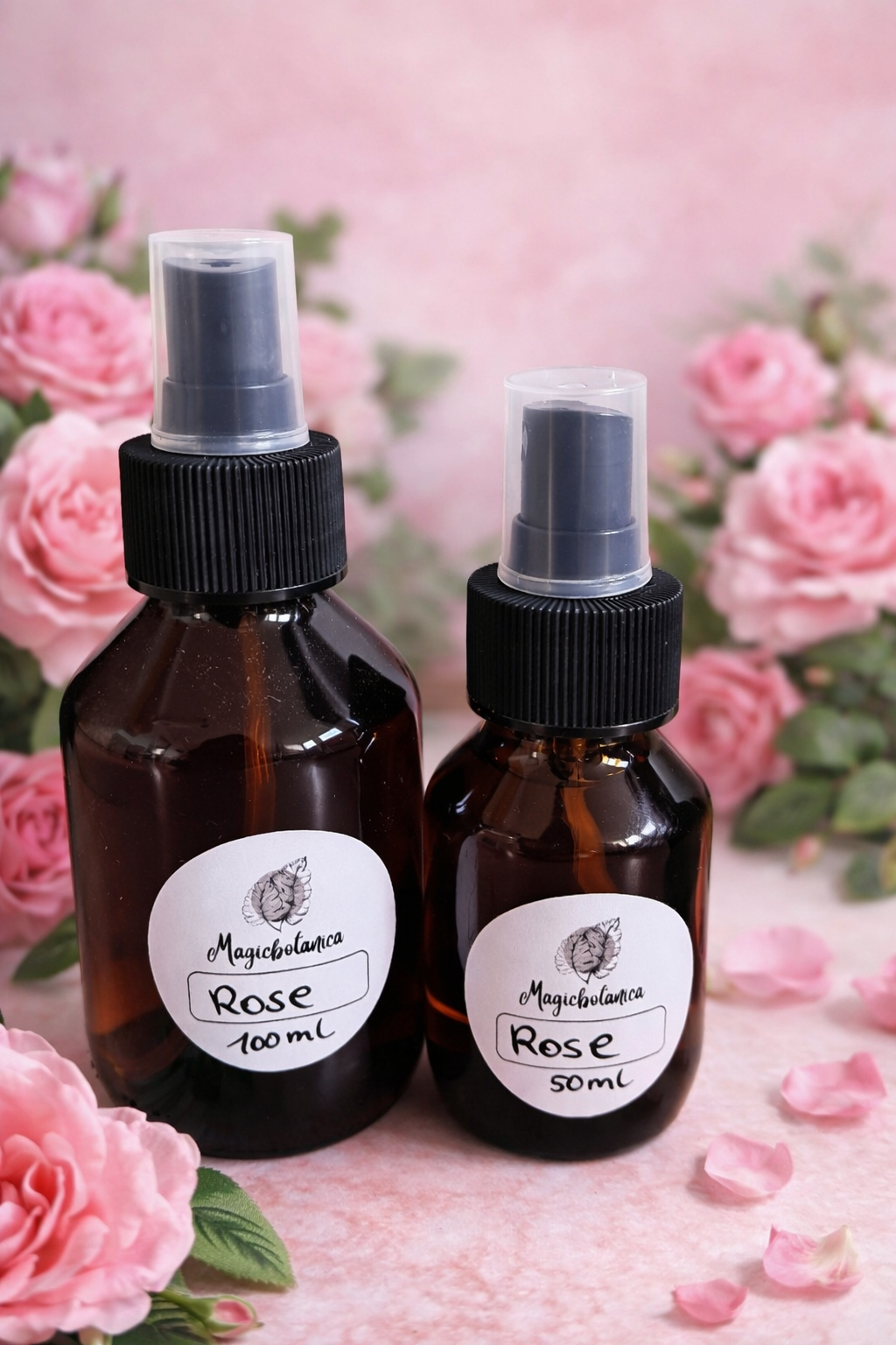 Aromaspray Rose Auraspray Palo Santo natürliches Parfüm Aromatherapie