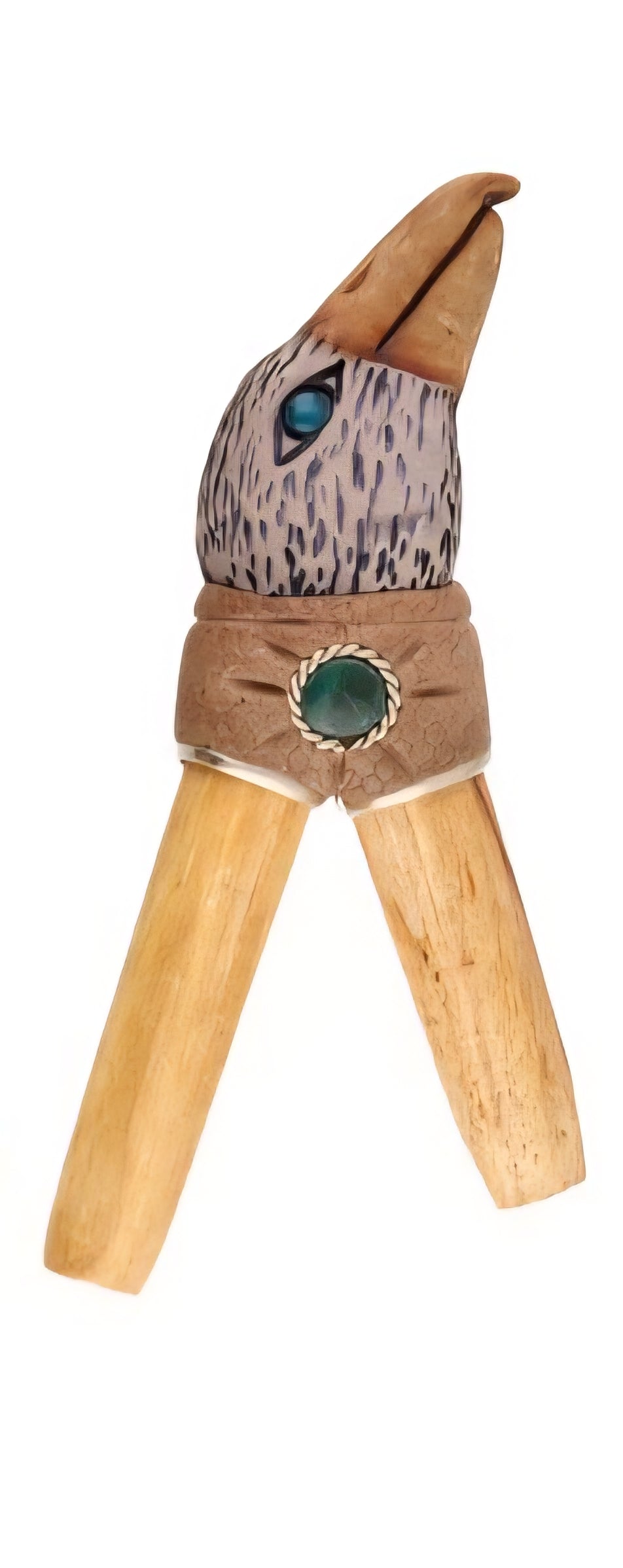 Adler Kuripé Palo Santo Holz Beige handmade