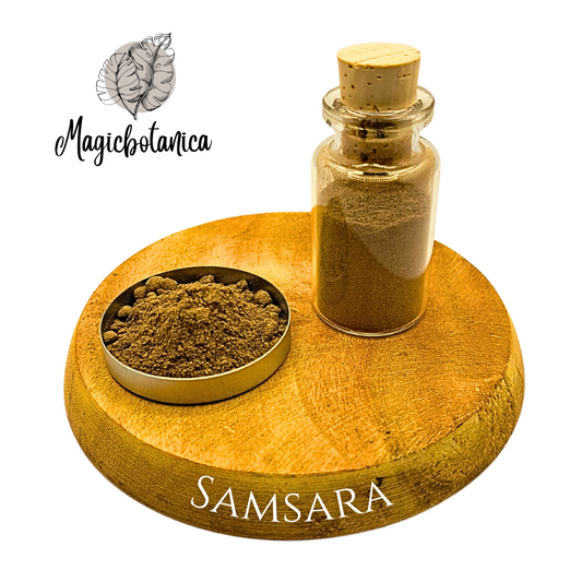 Schamanische Pflanzenasche, Räuchermischung, SAMSARA hapeh